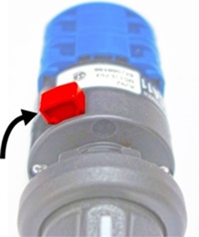 Image of the power switch knob.
