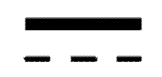 Symbole IEC pour le courant continu (c.c.)